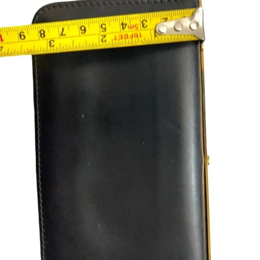 Sophia hulme black leather wallet